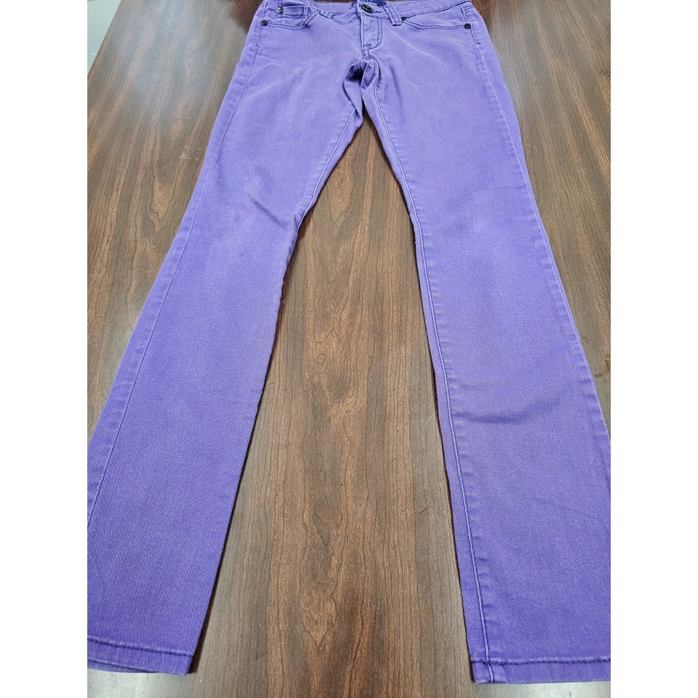 Miley Cyrus Max Azria Juniors Size 5 Purple Jeans Y2K inspired Trendy Colorful